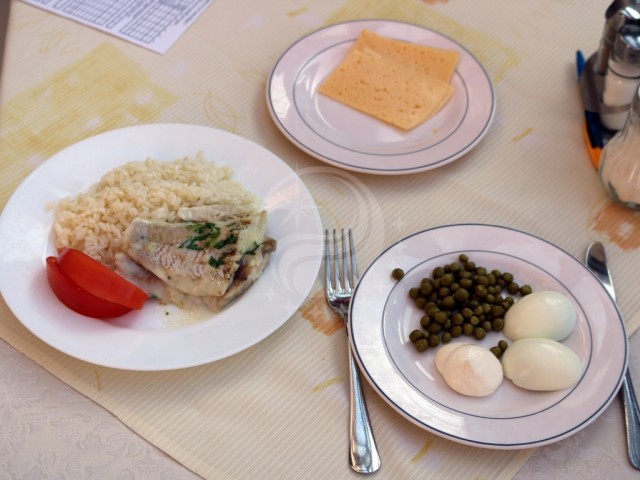 Заказное меню, завтрак, Санаторий Озёрный, Беларусь